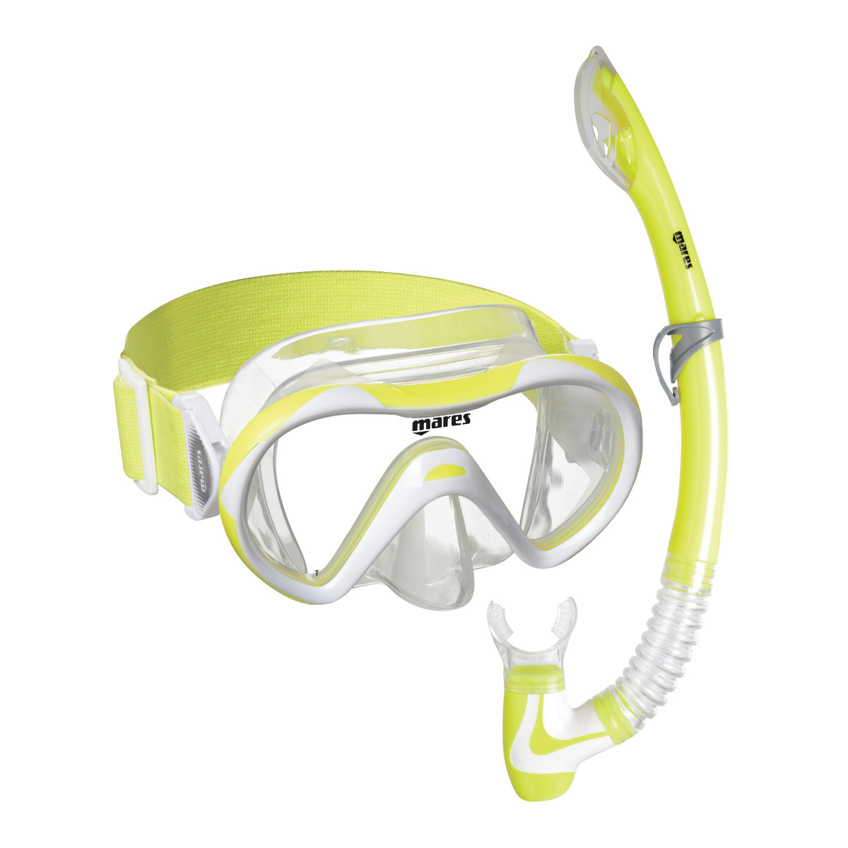 Mares Combo Vento Jr Neon - YELLOW WHITE CLEAR