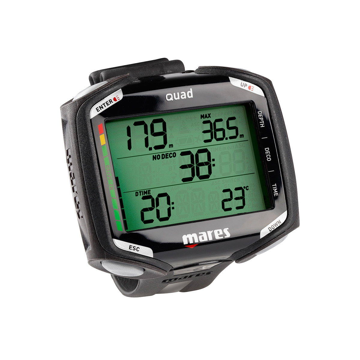 Mares Dive Computer Quad - Black Black