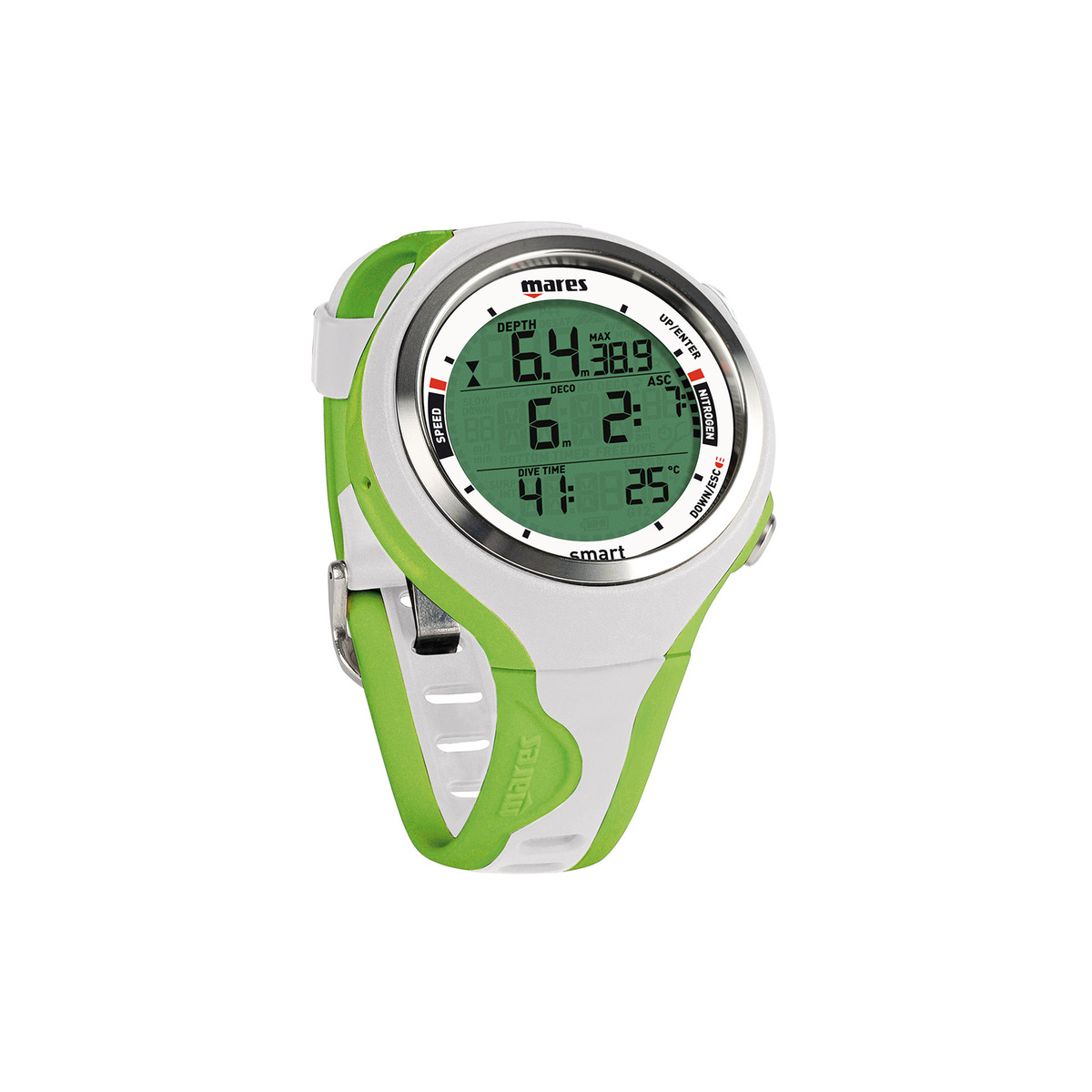 Mares Dive Computer Smart - White-Lime