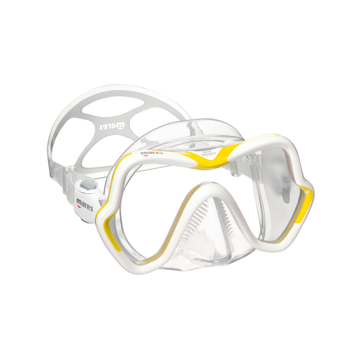 Mares One Vision - WHITE YELLOW CLEAR