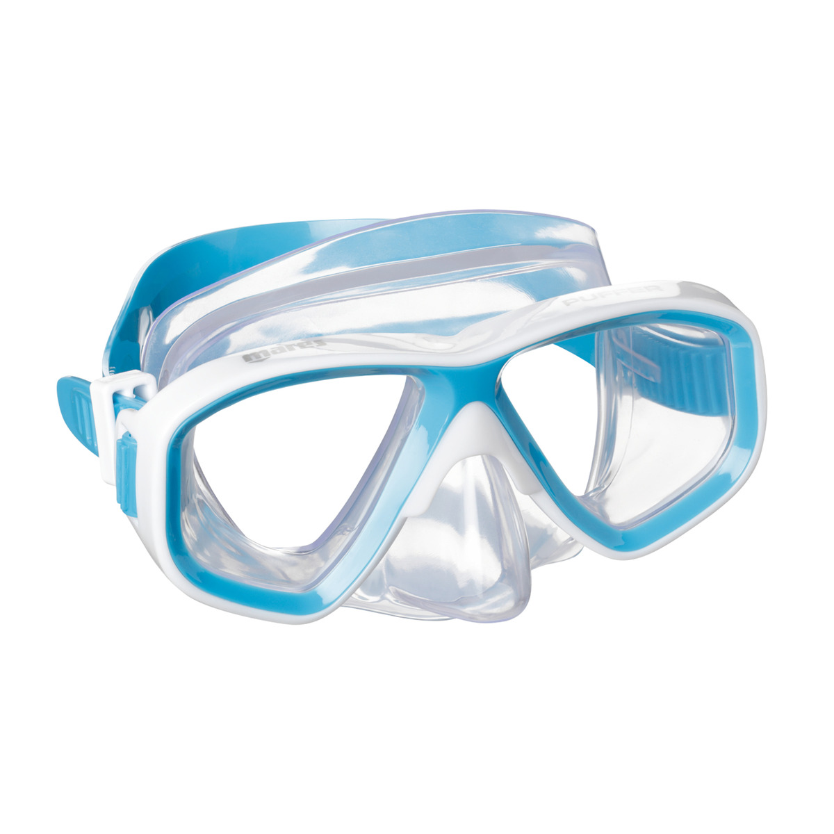 Mares Puffer - AQUA WHITE CLEAR