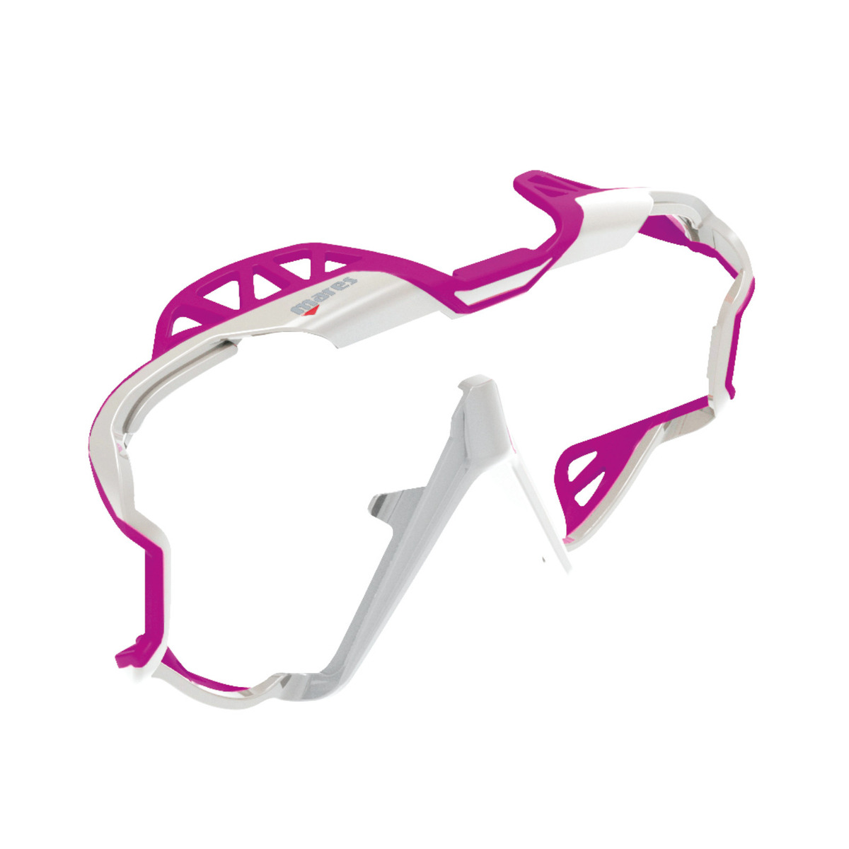 Mares Pure Wire Frame - White  Pink