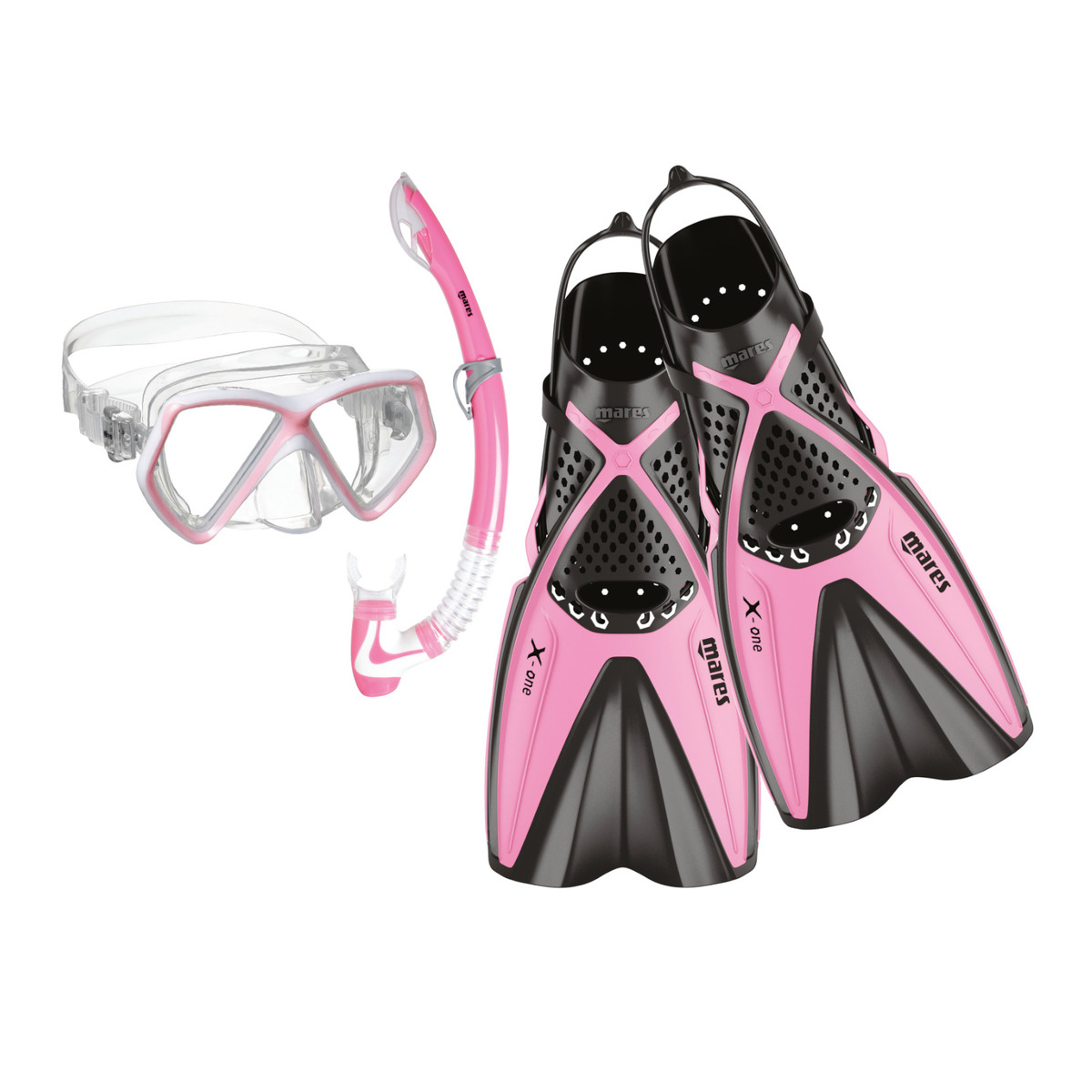 Mares Set X-one Pirate - PINK - XS