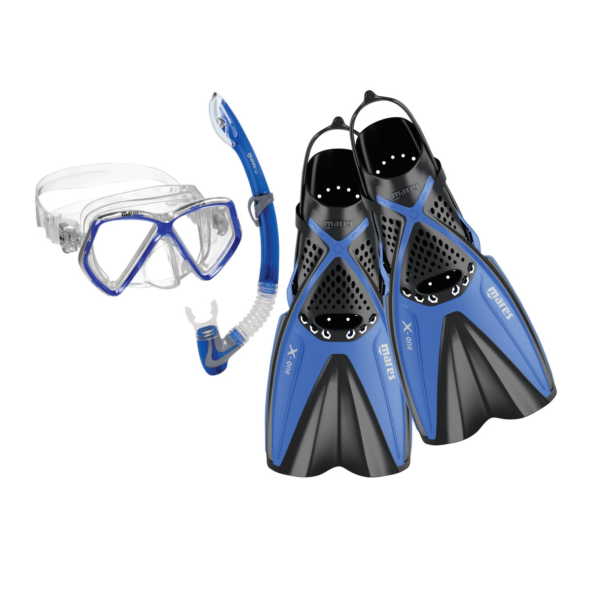 Mares Set X-one Pirate - BLUE - S