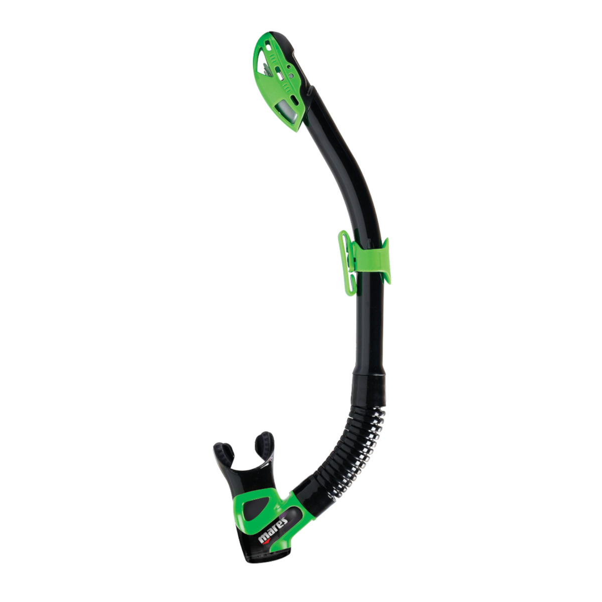 Mares Snorkel Rebel Dry - BLACK LIME