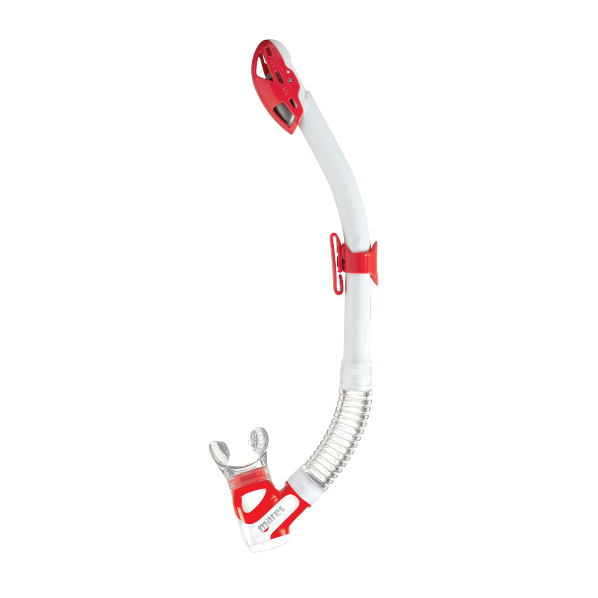 Mares Snorkel Rebel Dry - WHITE-RED