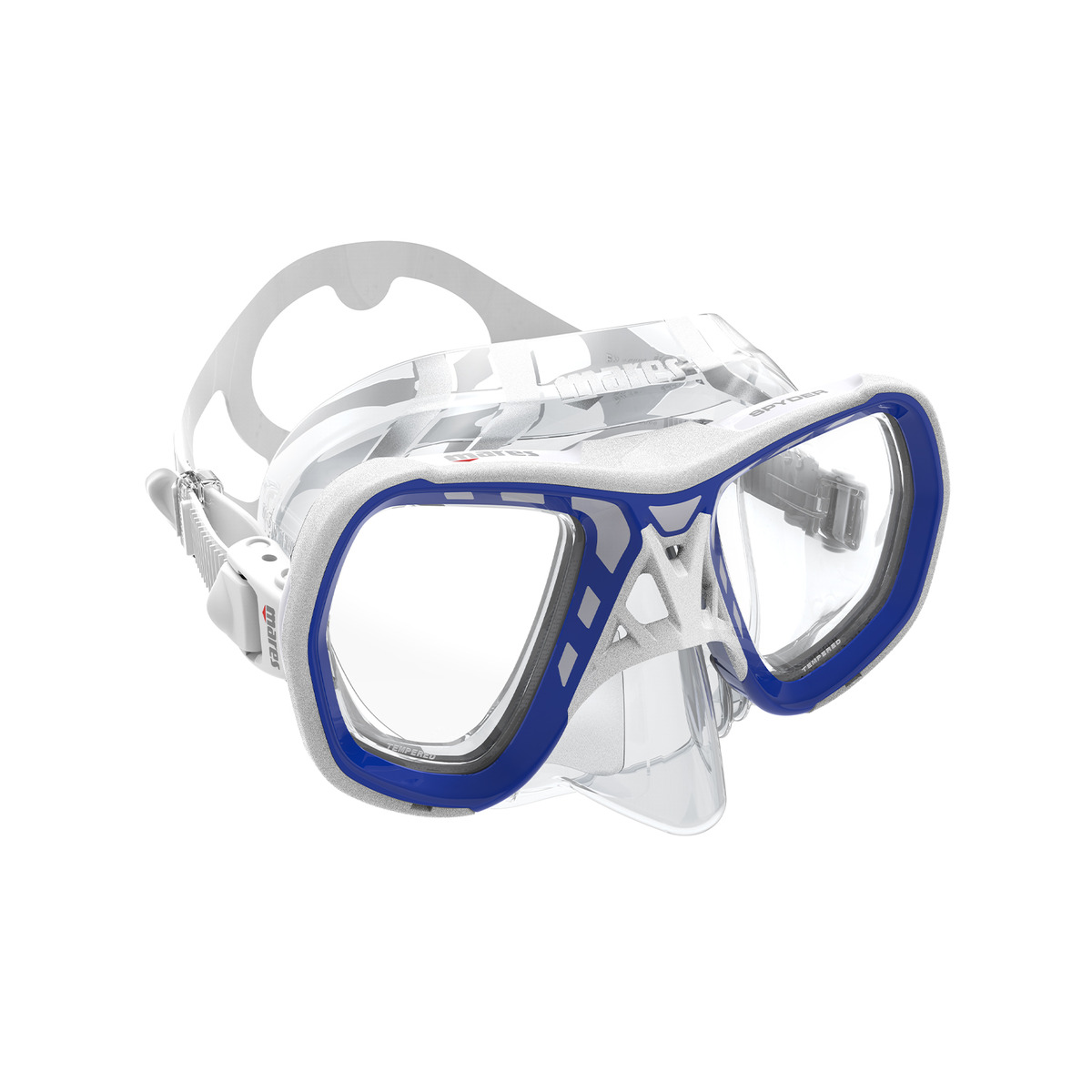 Mares Spyder - WHITE BLUE CLEAR