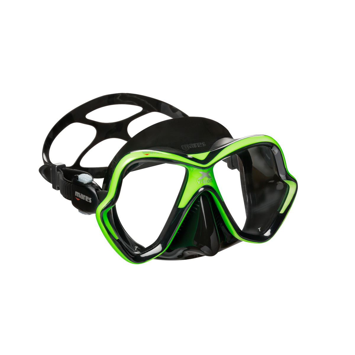 Mares X-vision - LIME BLACK BLACK