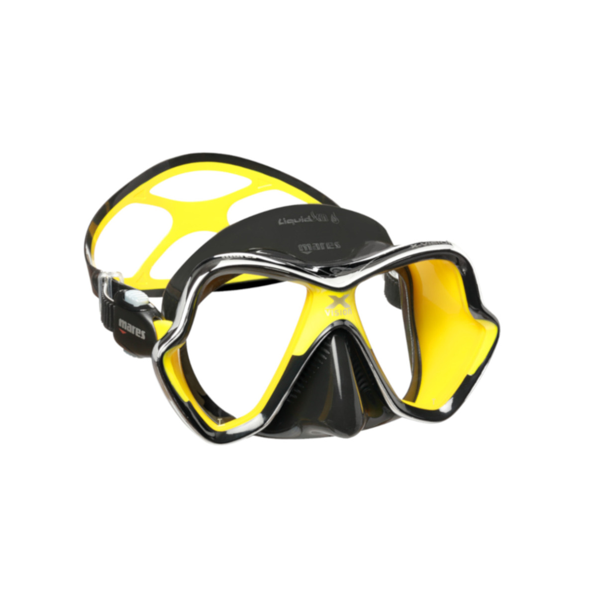 Mares X-vision Chrome Liquidskin - CLEAR YELLOW  BLACK YELLOW BL