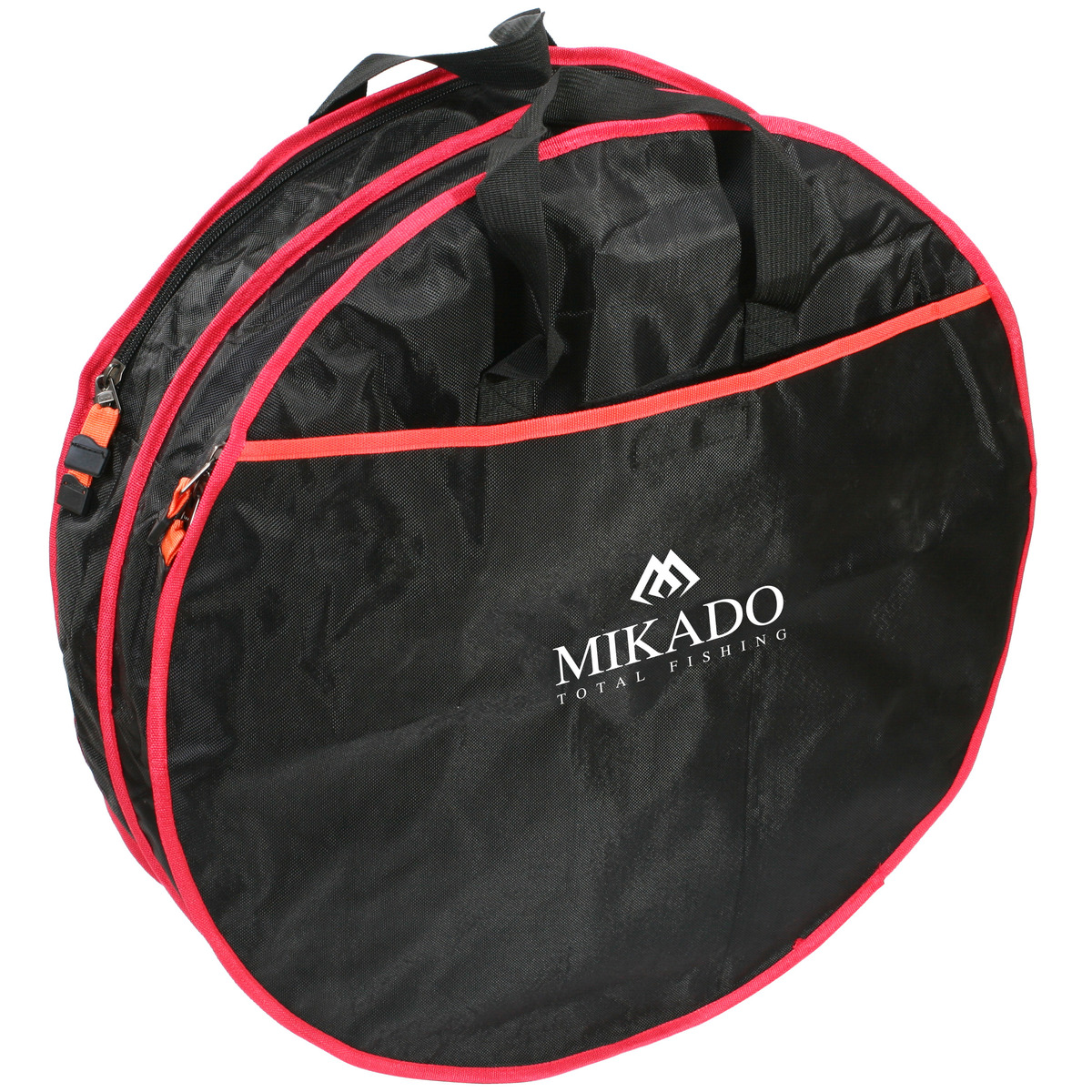 Mikado Bagfor Keepnets 1 Compartment - ROUND (63x17 cm)  BLACK AND RED