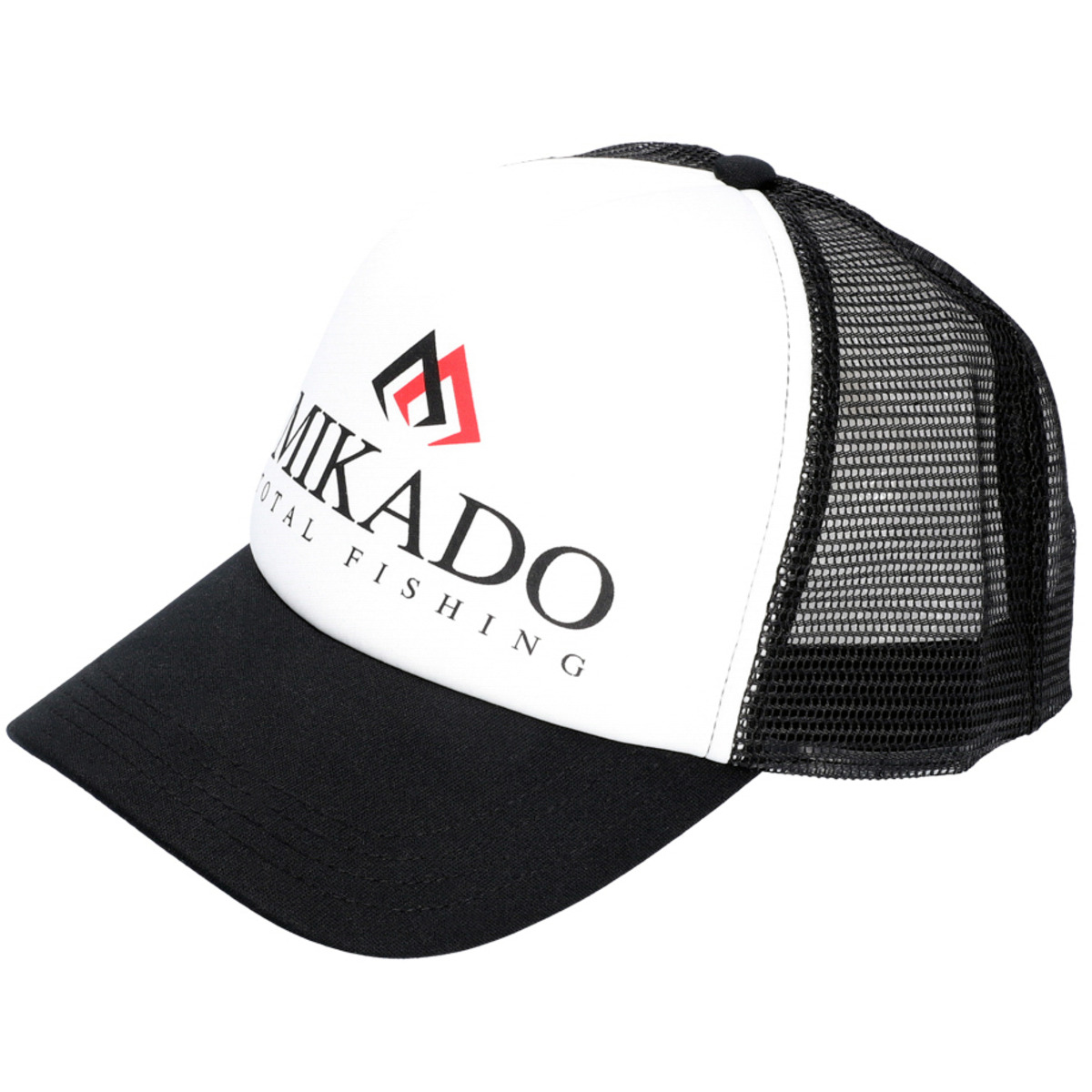 Mikado Baseball Cap - UD002  BLACK AND WHITE