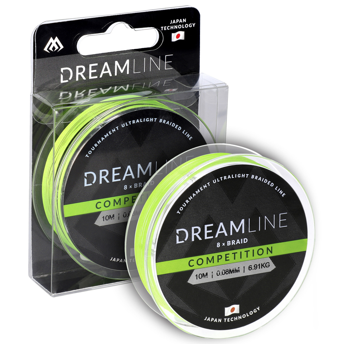 Mikado Dreamline Competition - 0.16mm / 15.54kg / 10m   FLUO GREEN