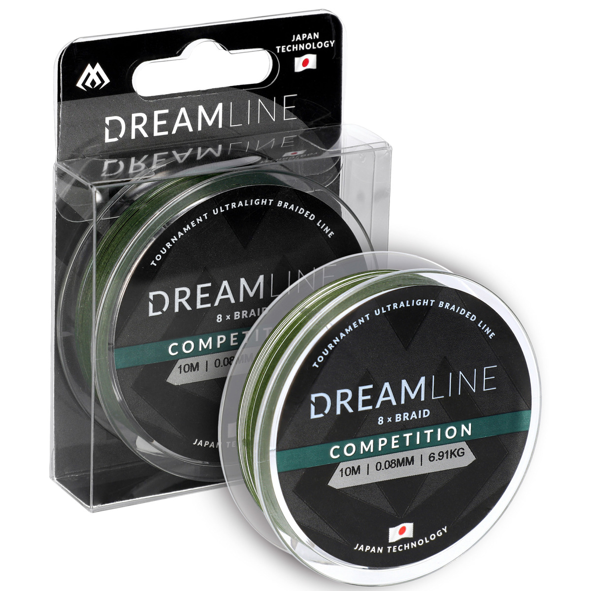 Mikado Dreamline Competition - 0.08mm / 6.91kg / 10m   GREEN