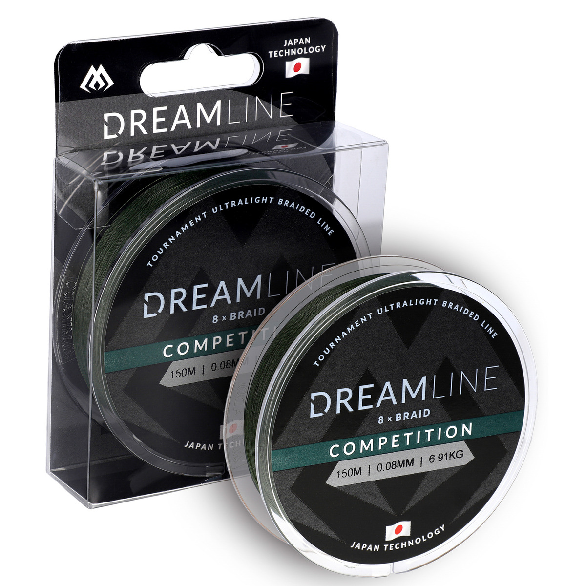 Mikado Dreamline Competition - 0.08mm / 6.91kg / 150m   GREEN