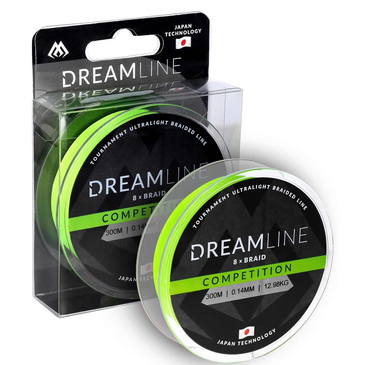 Mikado Dreamline Competition - 0.16mm / 15.54kg / 300m   FLUO GREEN