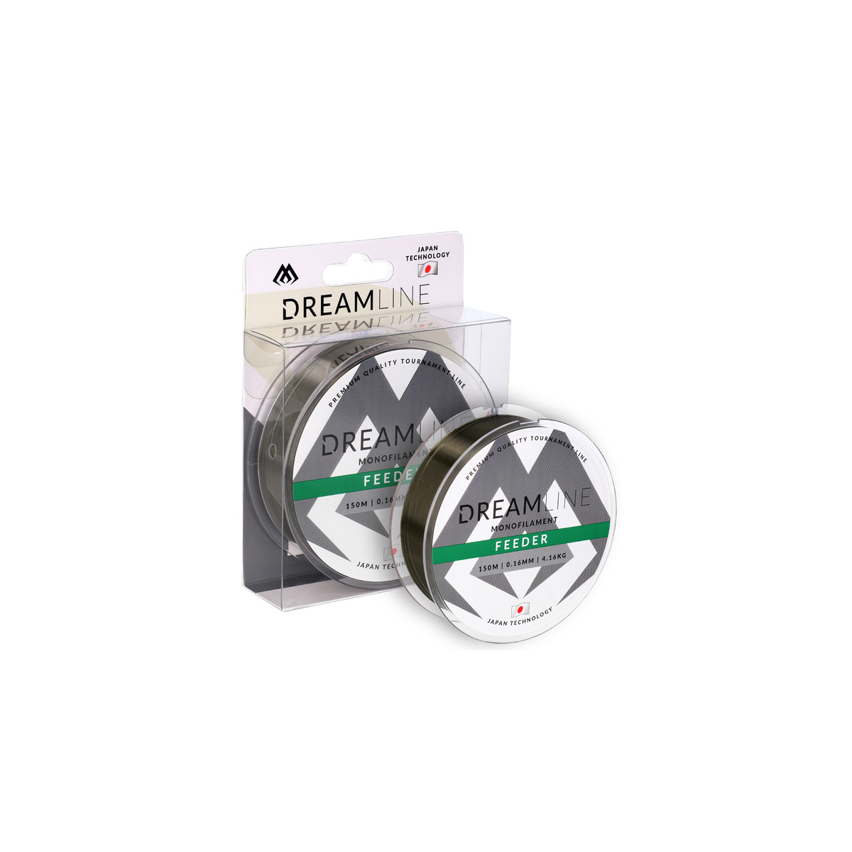 Mikado Dreamline Feeder - 0.16mm / 4.16kg / 150m  GREEN