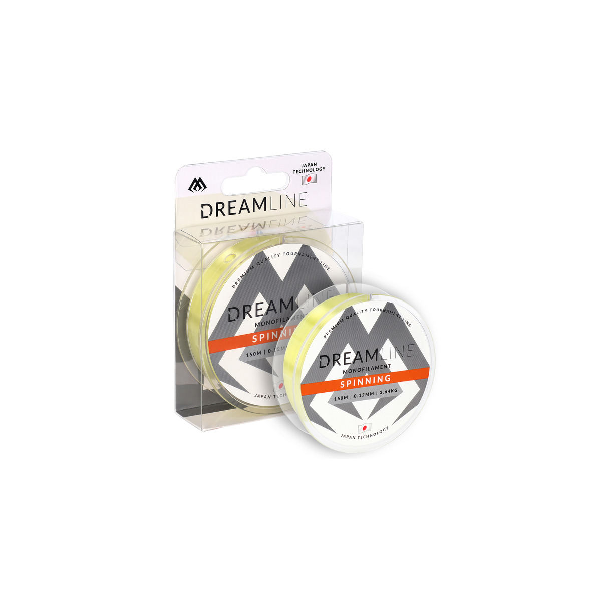 Mikado Dreamline Spinning - 0.12mm / 2.64kg / 150m  YELLOW
