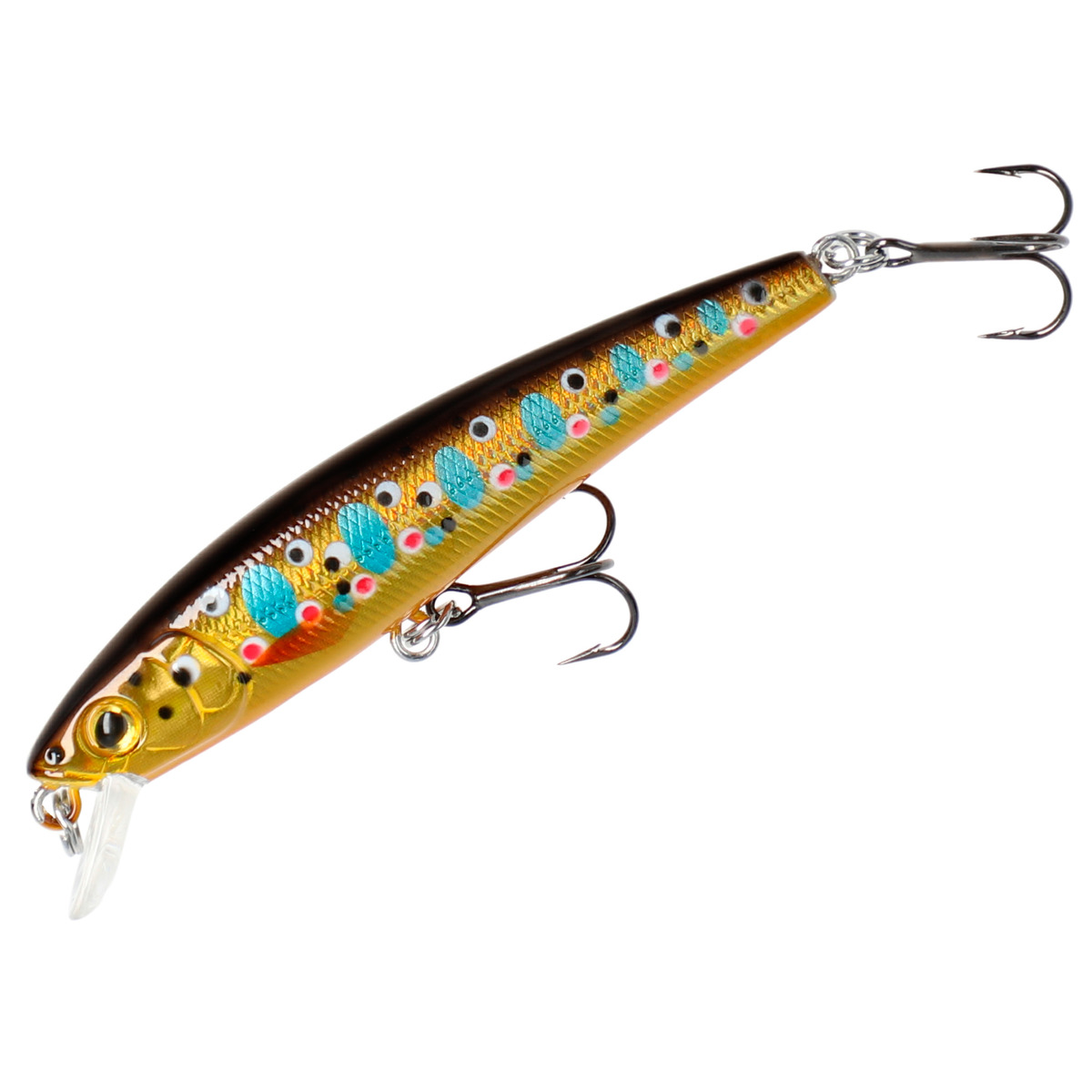 Mikado Fishunter Needle - 7.5 cm / BROWN TROUT   FLOATING