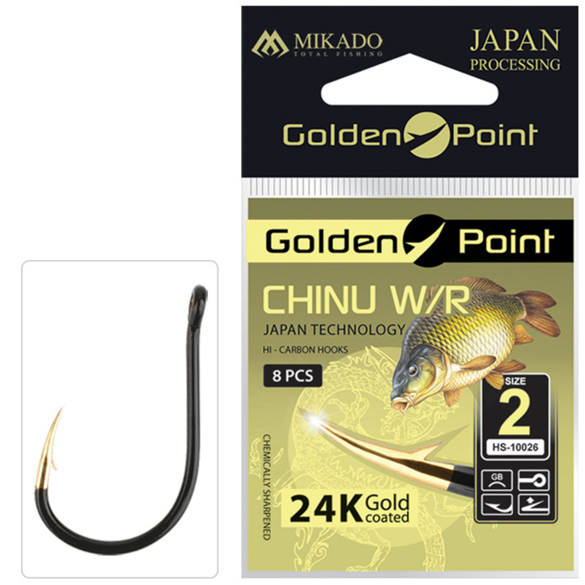 Mikado Golden Point Chinu W/r - n&#176; 2 GB