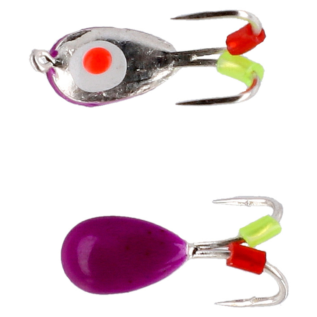 Mikado Ice Bug - size 4mm  PURPLE AND SILVER