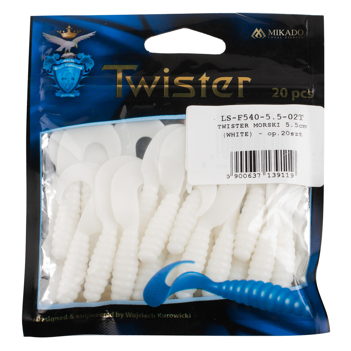 Mikado Sea Twister - 5.5 cm  WHITE
