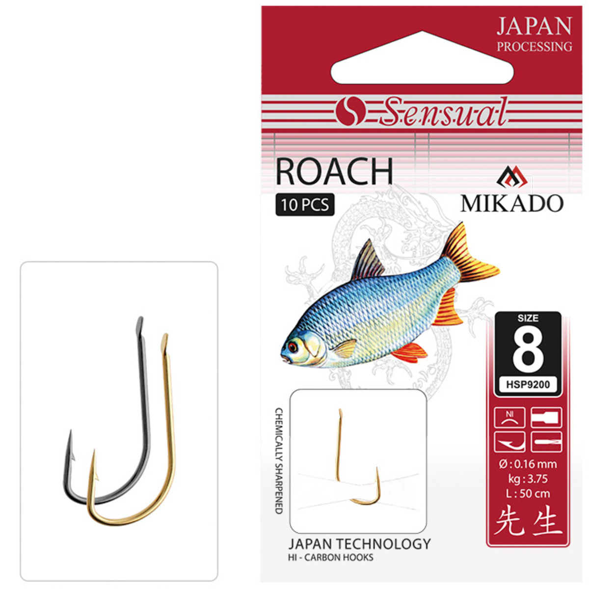 Mikado Sensual Roach - n&#176; 10 NI  /  line: 0.12mm / 70 cm