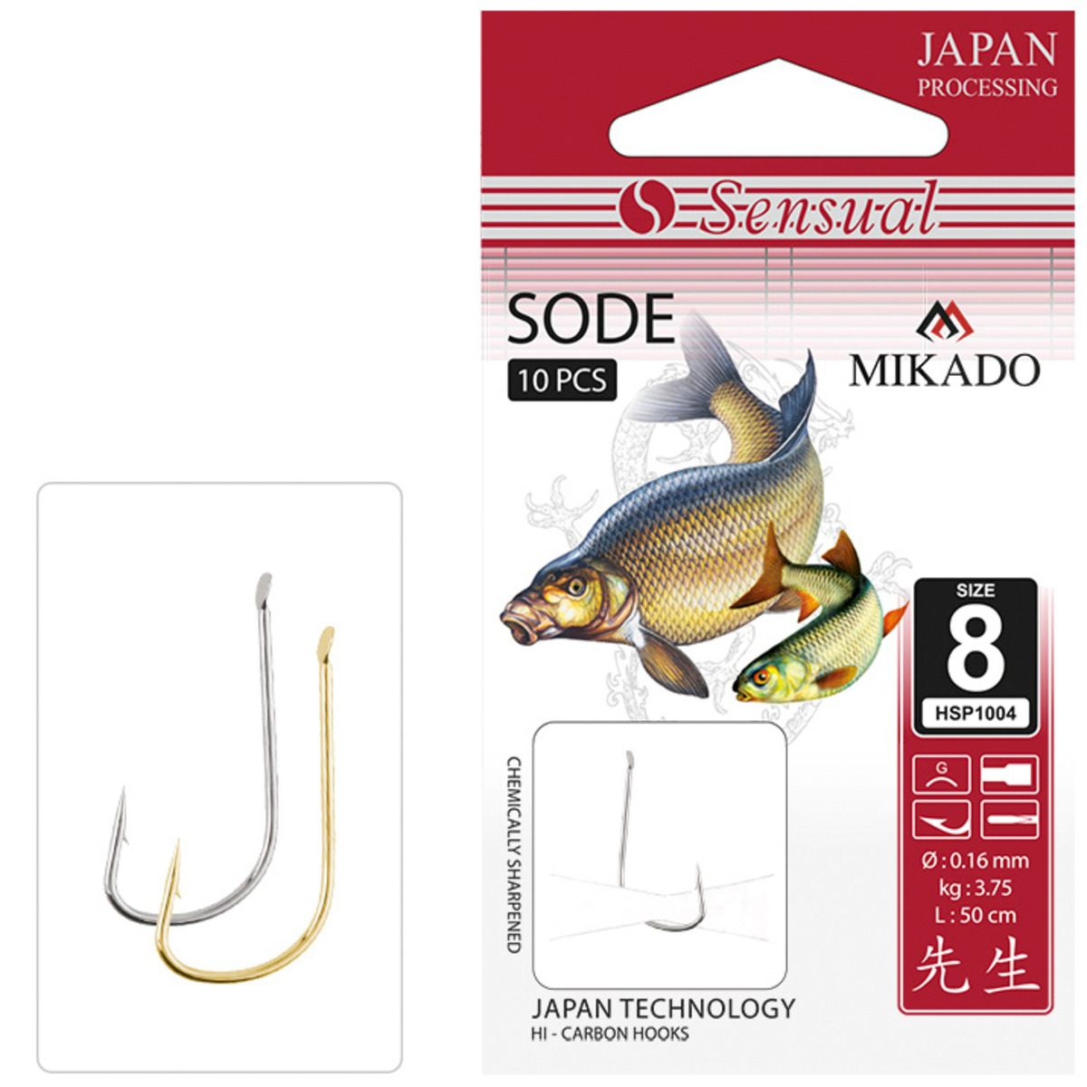 Mikado Sensual Sode - n&#176; 10 NI  /  line: 0.12mm / 70 cm