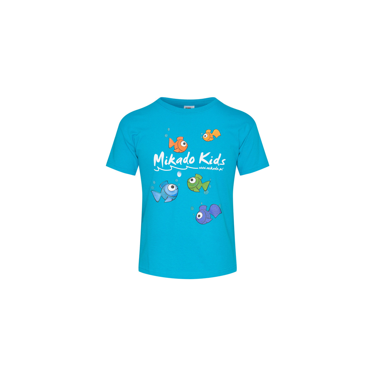 Mikado Tshirt With Overprint - KIDS  size 116  BLUE