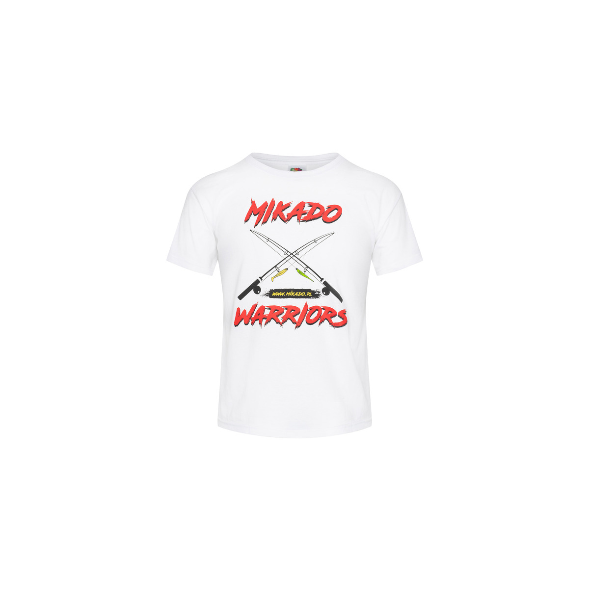 Mikado Tshirt With Overprint - KIDS WARRIORS  size 140  WHITE