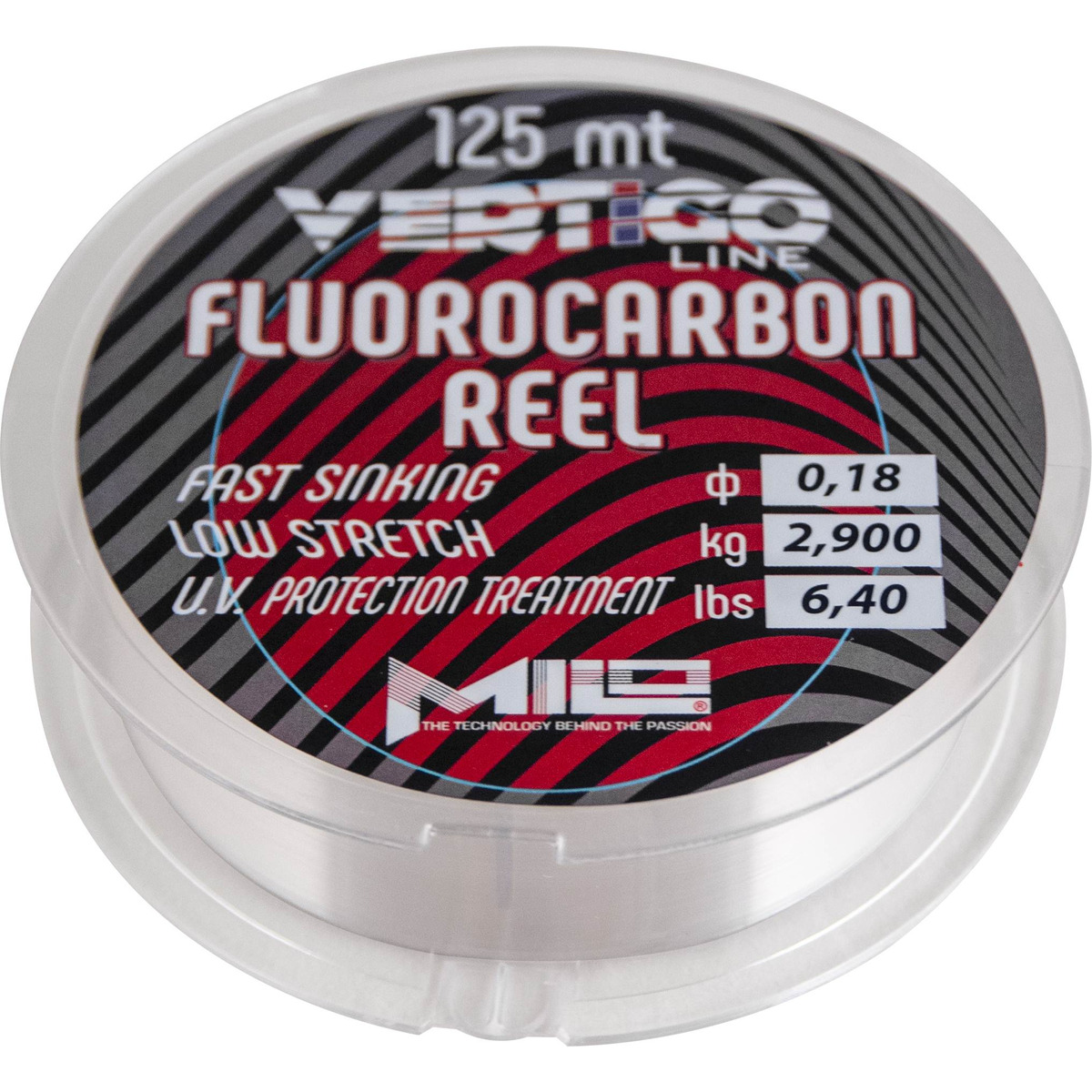 Milo Vertigo Fluorocarbon Reel - 0,14 mm - 125 m