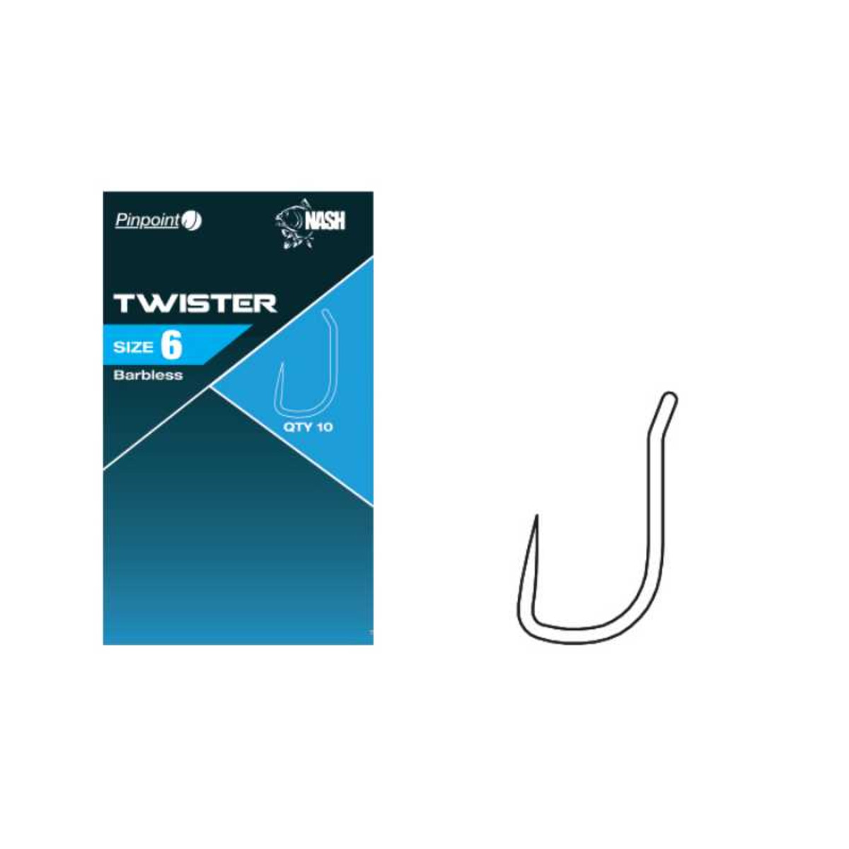 Nash Chod Twister - Size 6 Barbless