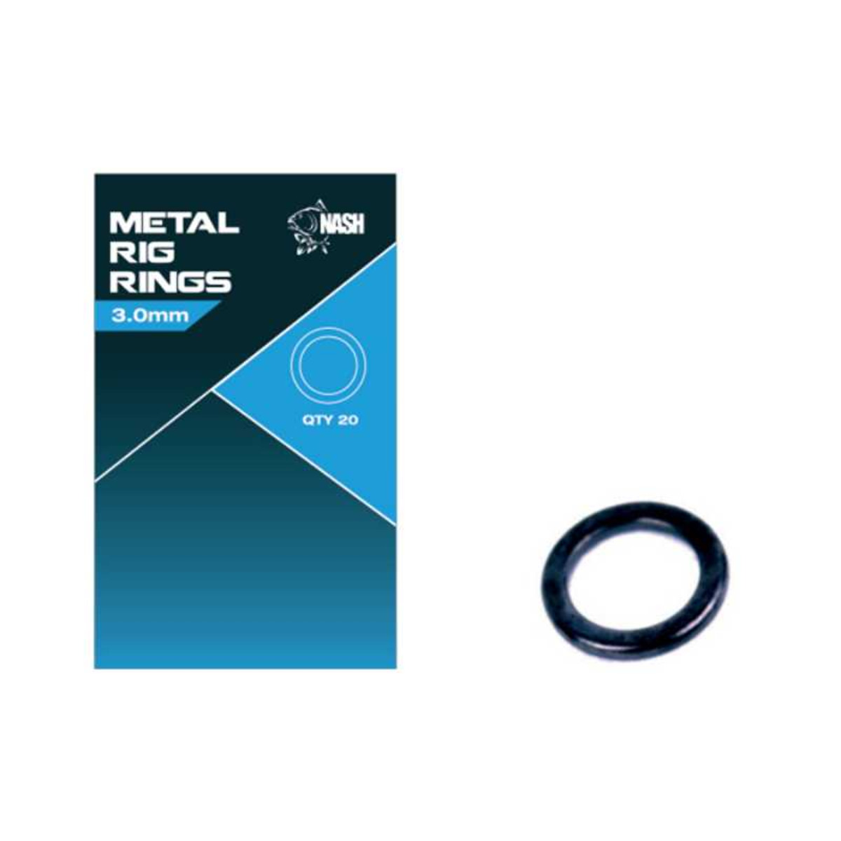 Nash Metal Rig Rings - 3.0mm