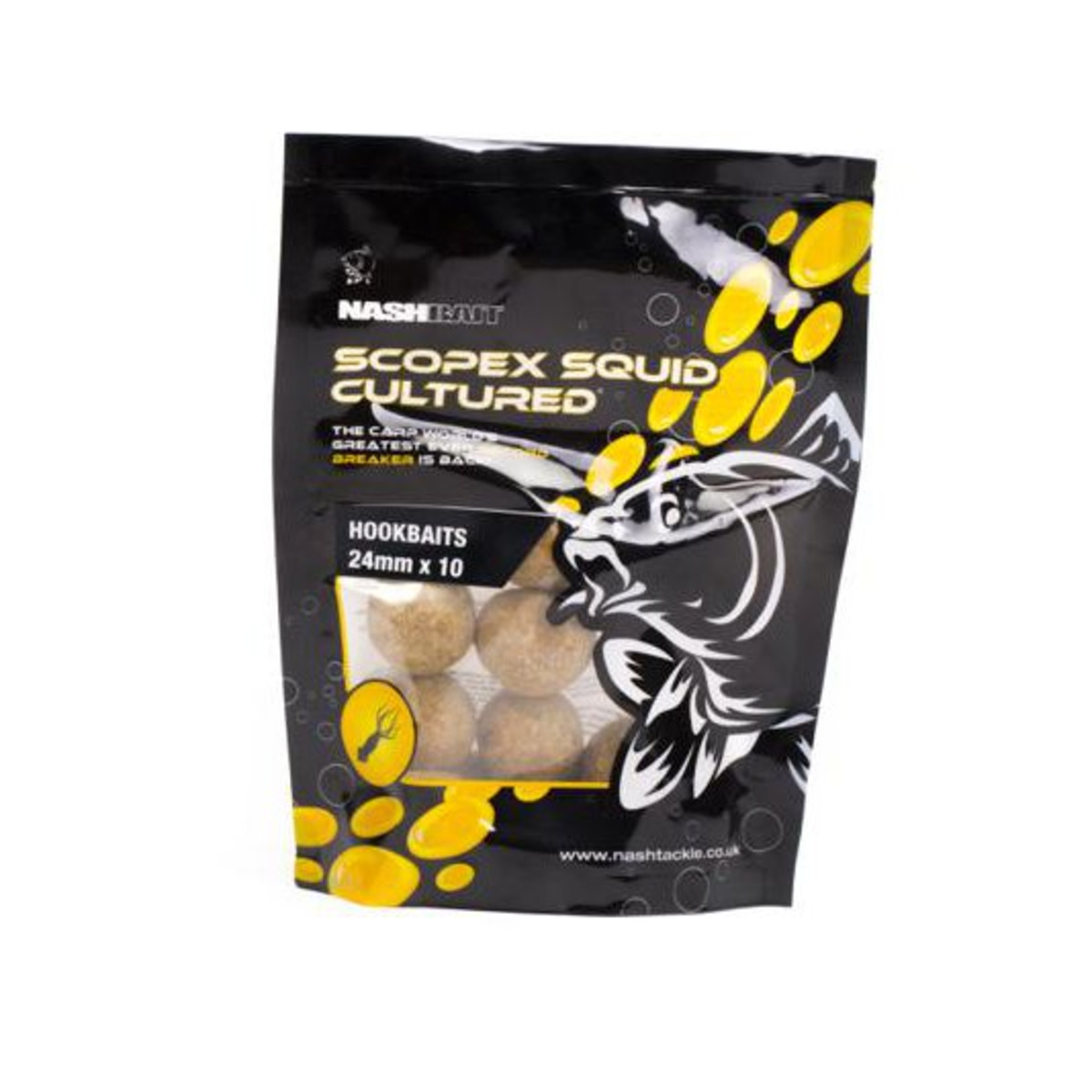 Nash Scopex Squid Cultured - Hookbaits 18mm (15 per bag)