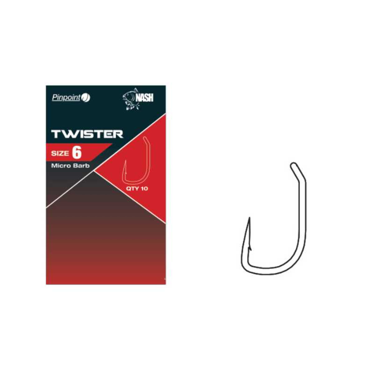 Nash Twister - Size 6 Micro Barbed