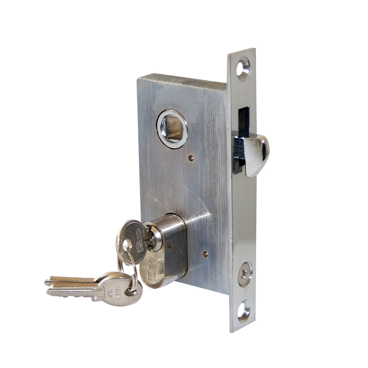 Olcese Ricci Plate Chromed Brass - MORTISE DOOR LOCK