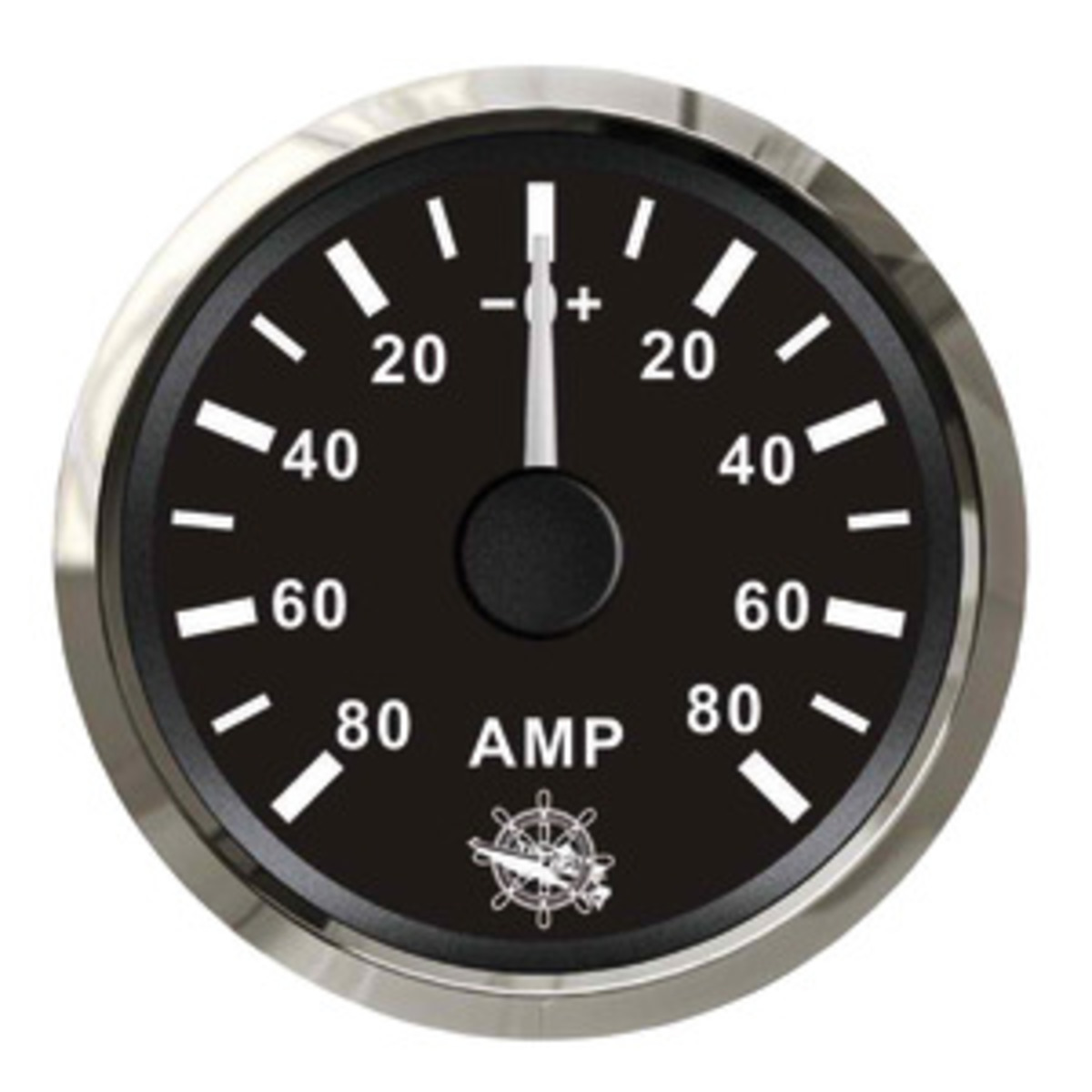 Osculati Ammeter - Ammeter w/shunt 80 A black/glossy