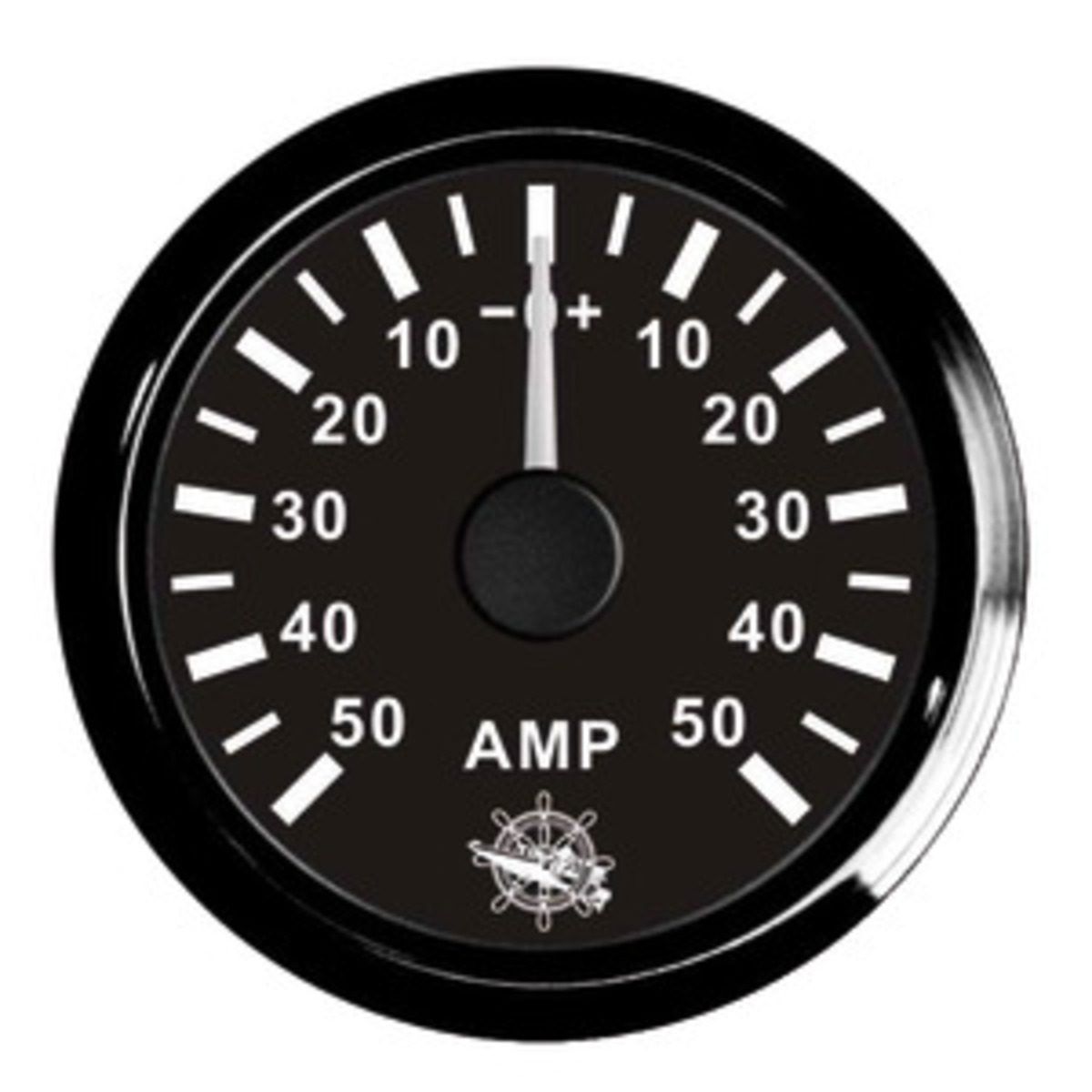 Osculati Ammeter - Ammeter w/shunt 50 A black/black