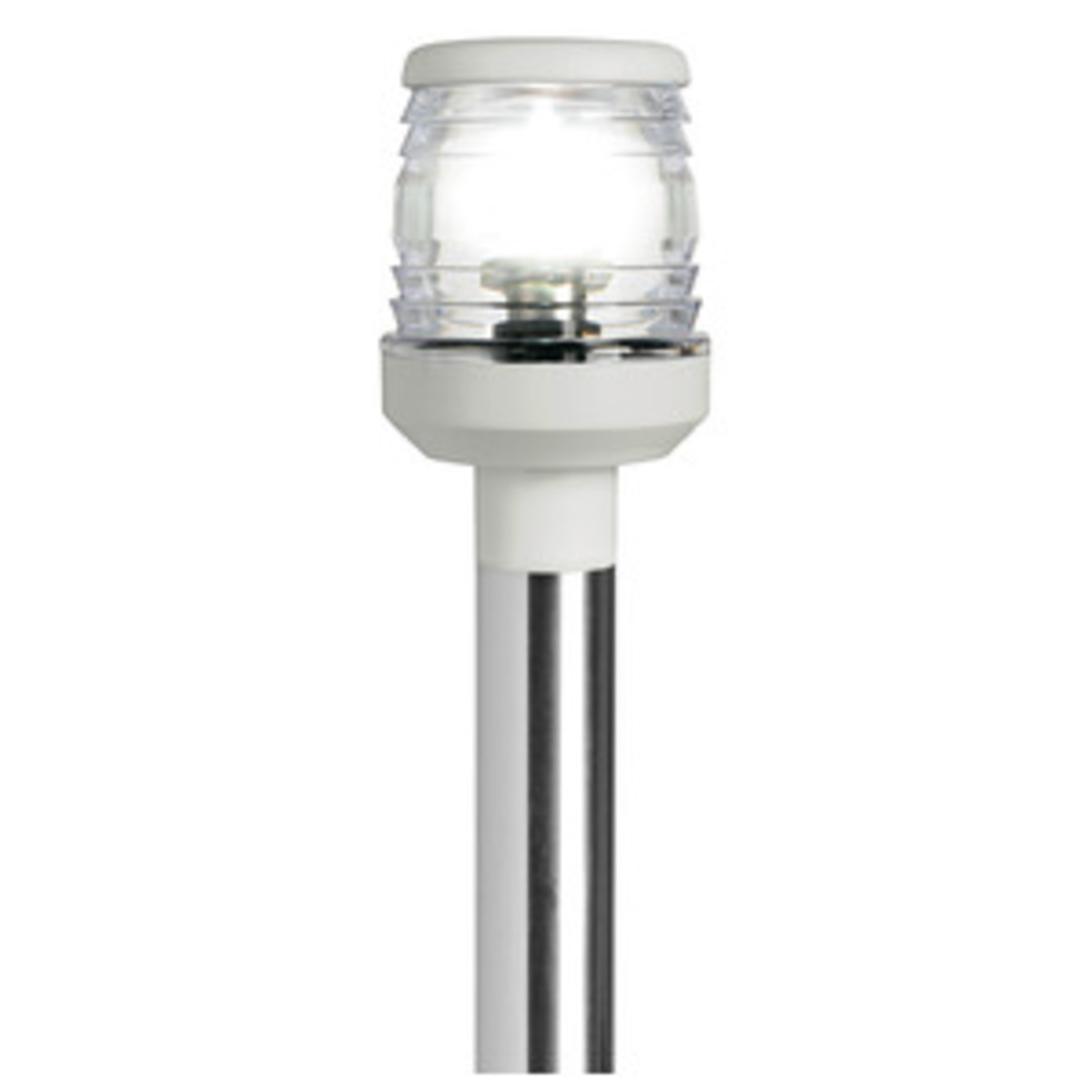 Osculati Classic 360° Pull-out Pole - Snap lightpole and white plastic light