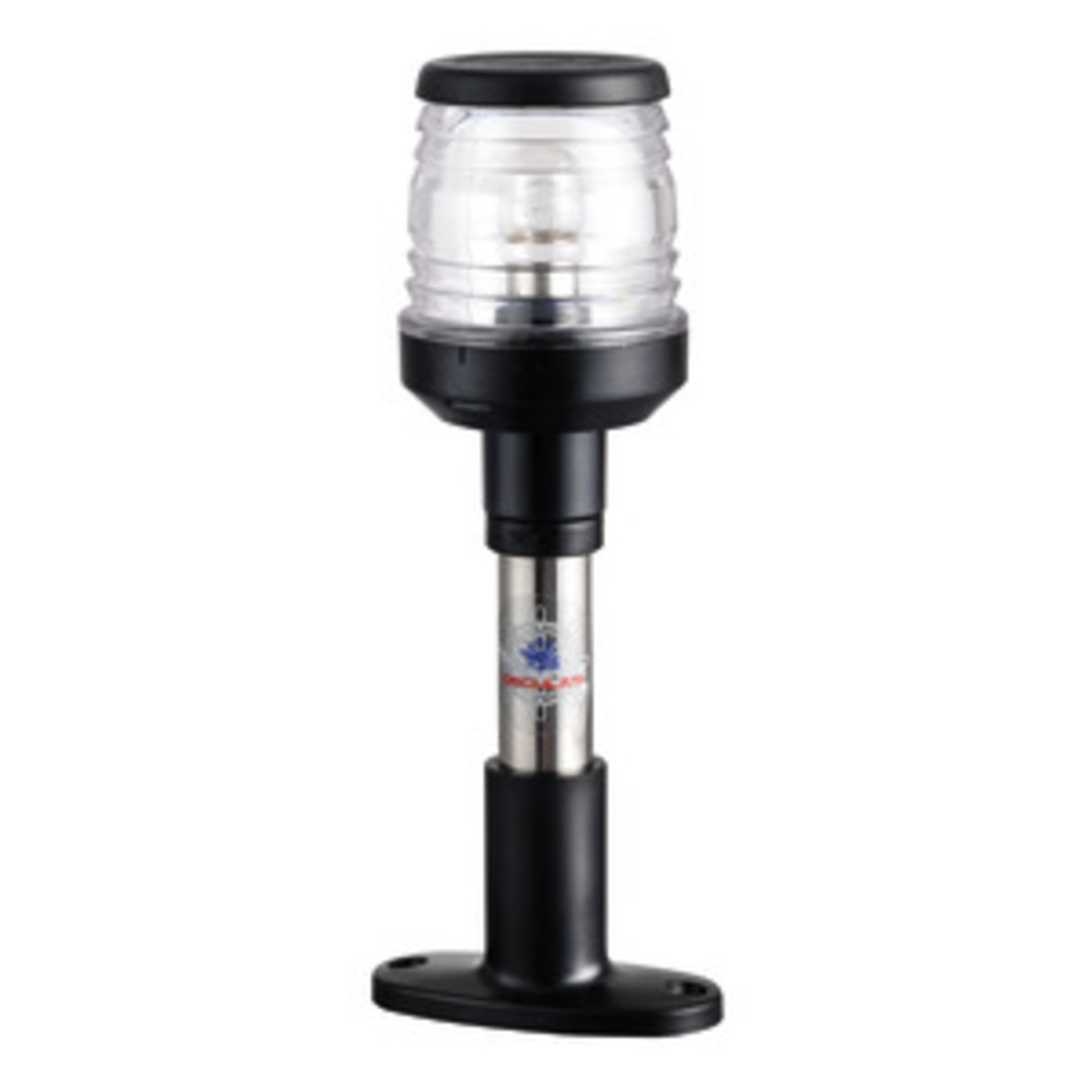 Osculati Compact Pole - Compact SS light pole 20 cm black light