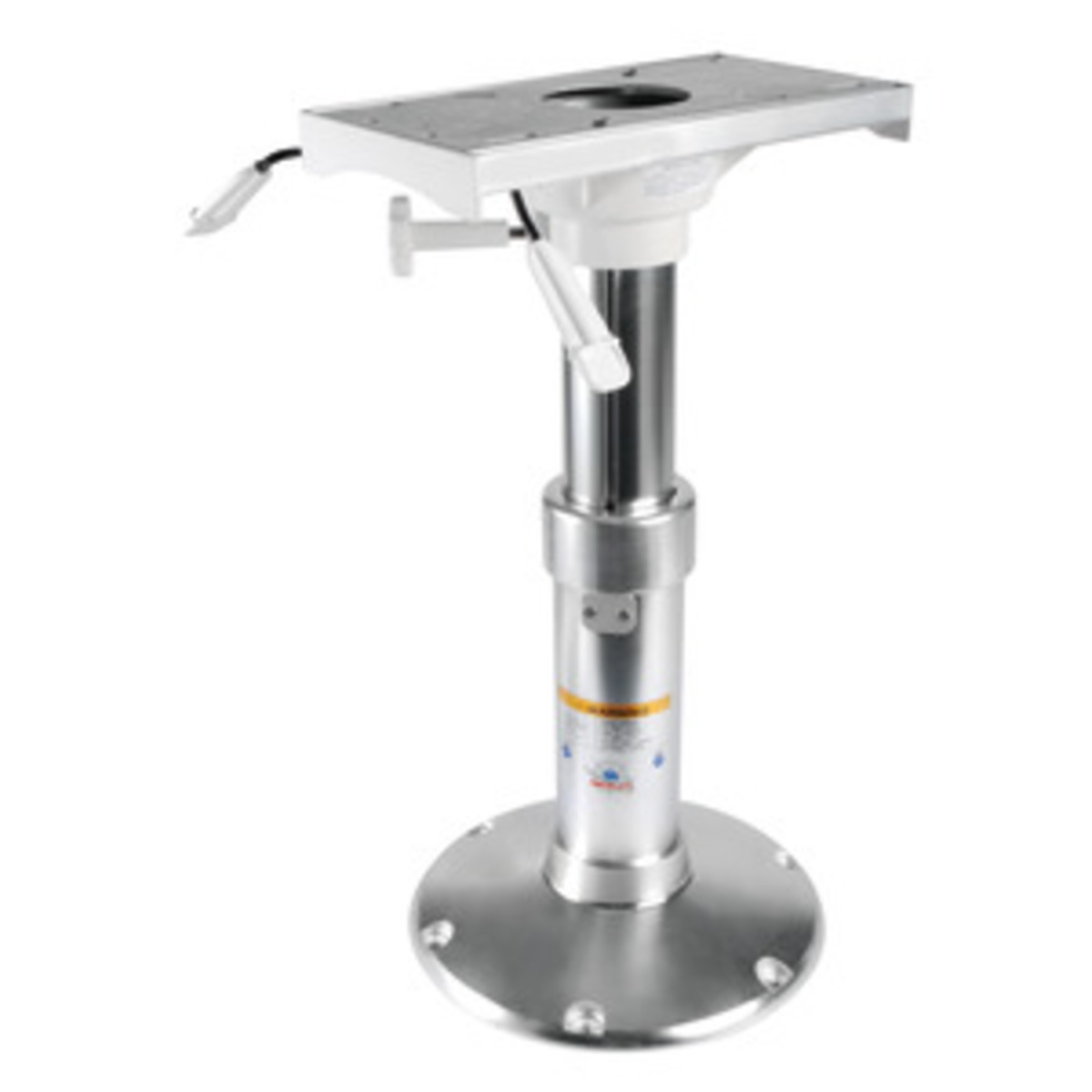 Osculati Pedestal With Seat Mount - Pedestal w/seat mount telescopic 454/590 mm