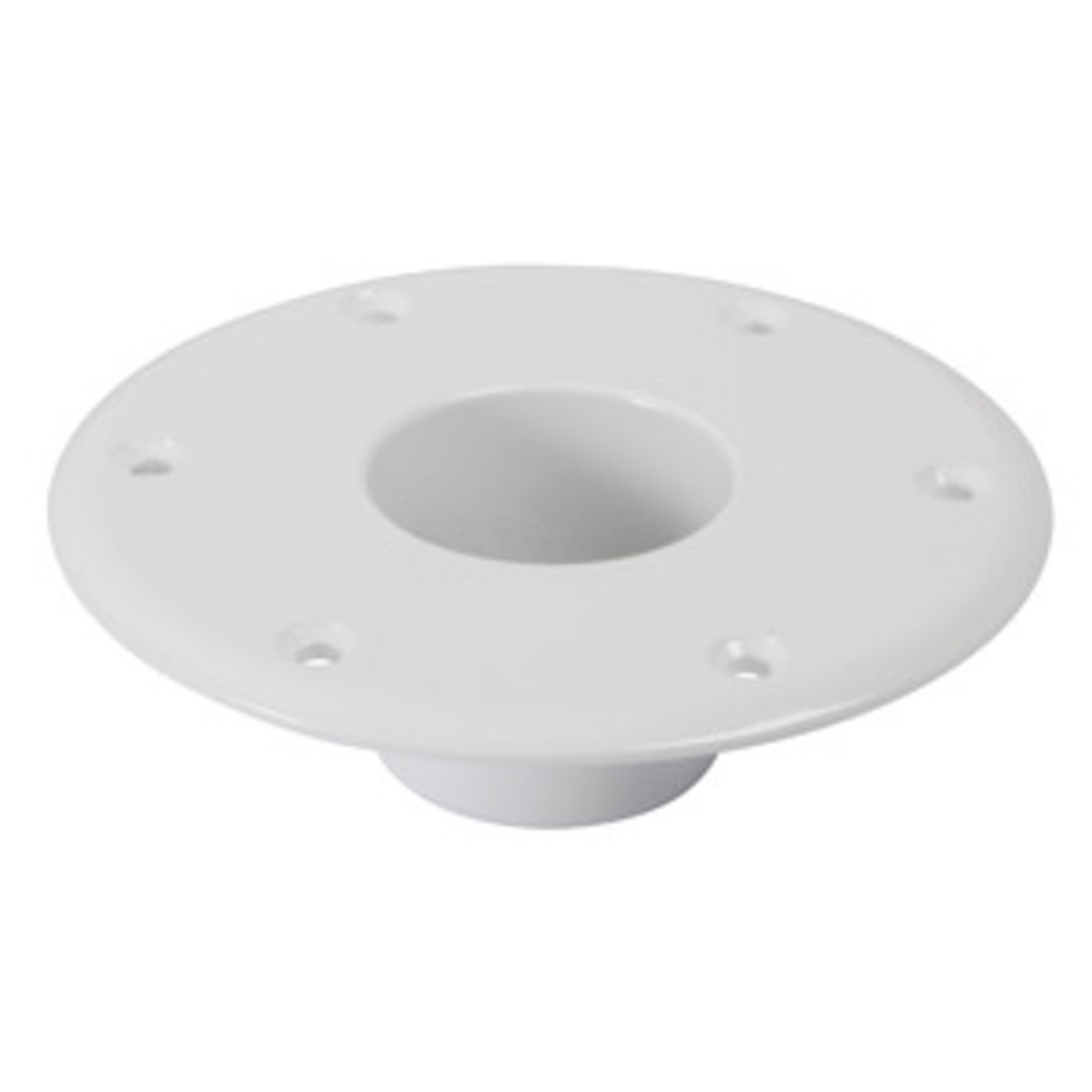 Osculati Spare Bases For Conical Table Pedestals - Spare white aluminium support for table legs Ø 160