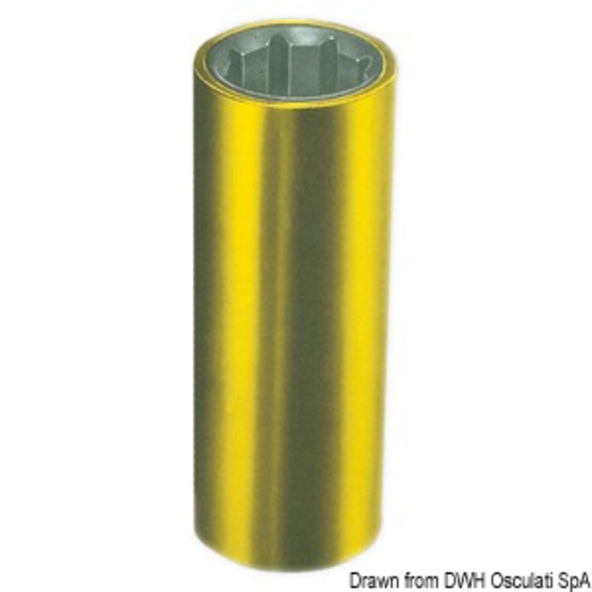 Osculati Shaft Line Bushings With Brass External Frame. External/internal Version In Mm - Shaft line bushing 30 mm