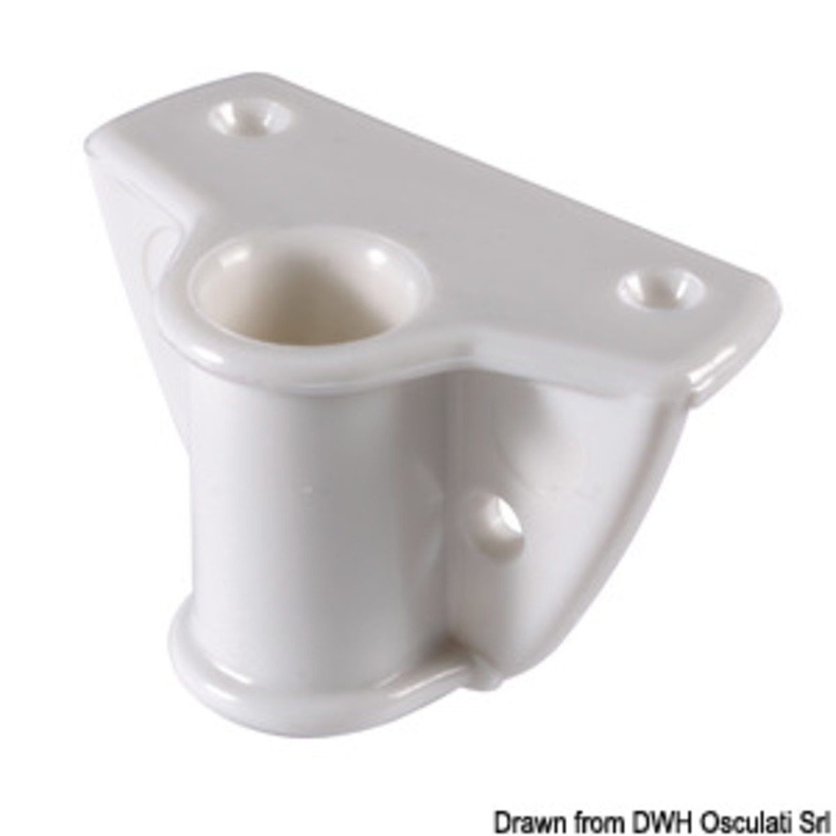 Osculati Sockets For Nylon Rowlocks - Socket for nylon rowlock wall mount