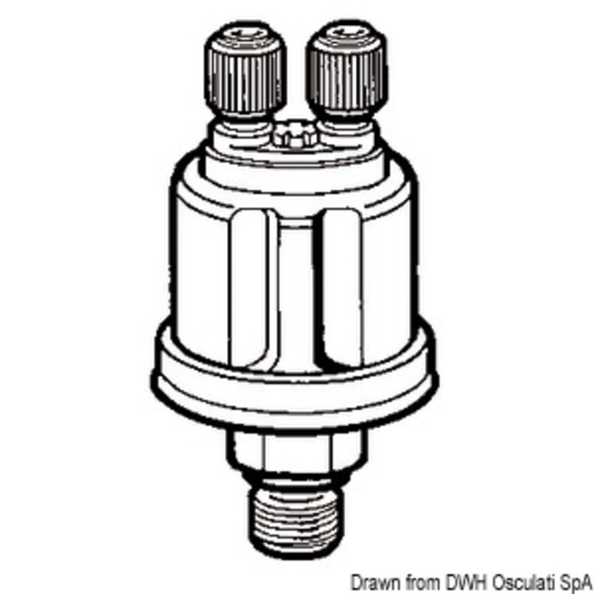 Vdo Marine Oil Pressure Bulbs - VDO oil pressure bulb 5 bar M10x1 insulated poles