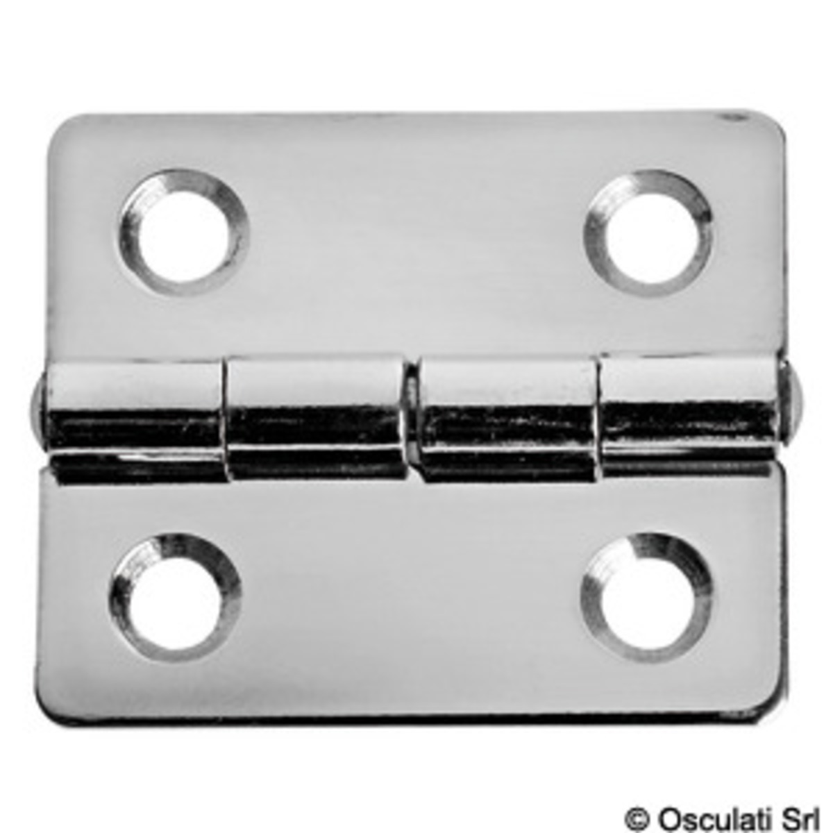 Charnière embrassée 1,3 mm - Cernière inox 38x33 mm