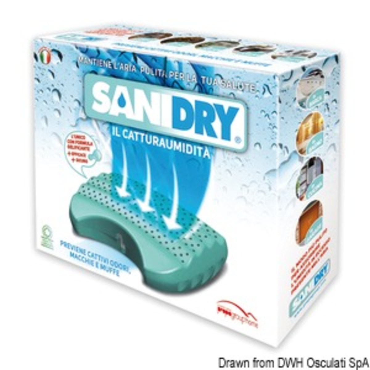 Osculati Dehumidifier Sanidry Gel - Sanidry dehumidifier