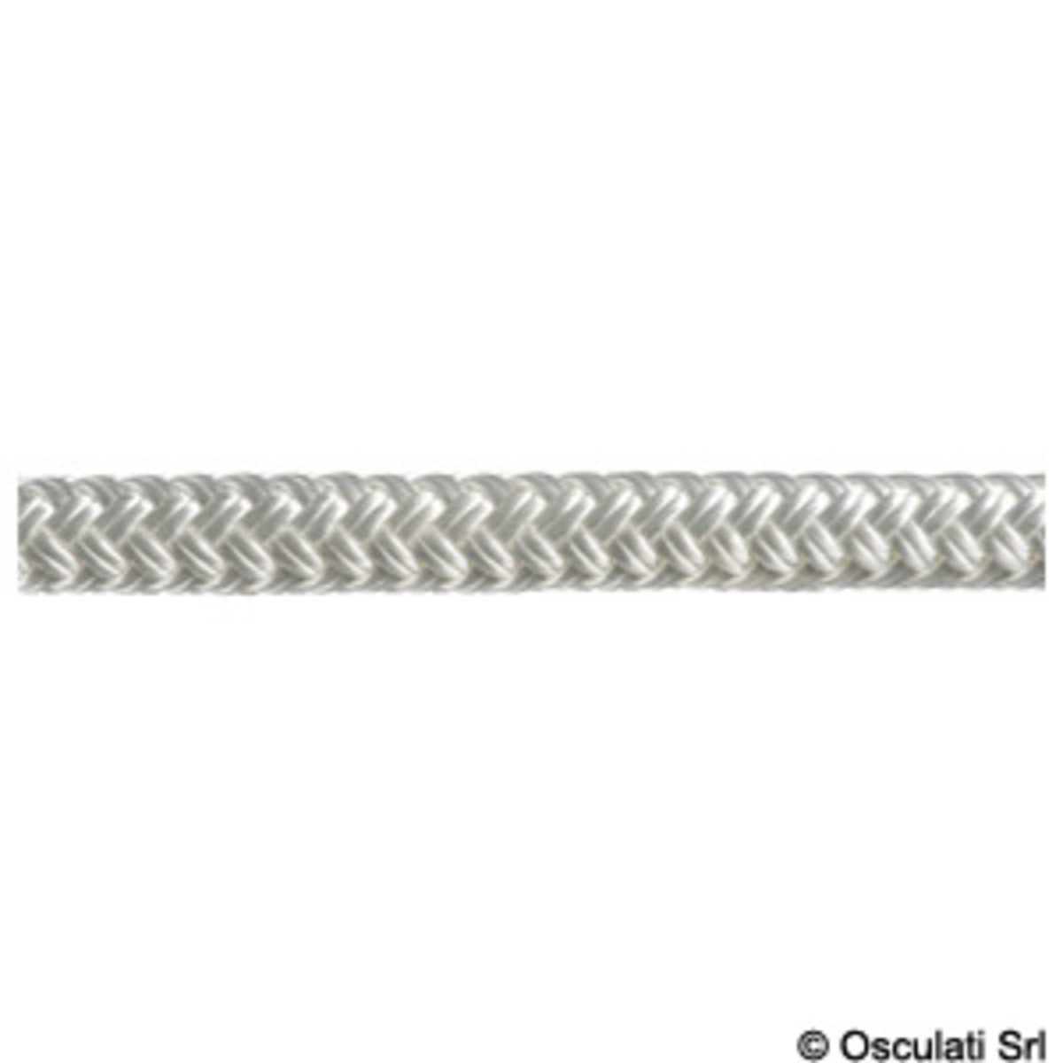 Osculate Double Tresse 16 Broches 5 à 16, 24 Broches Ø Mm 18 à 24 Polyester Haute Résistance - Galon double blanc 24 mm