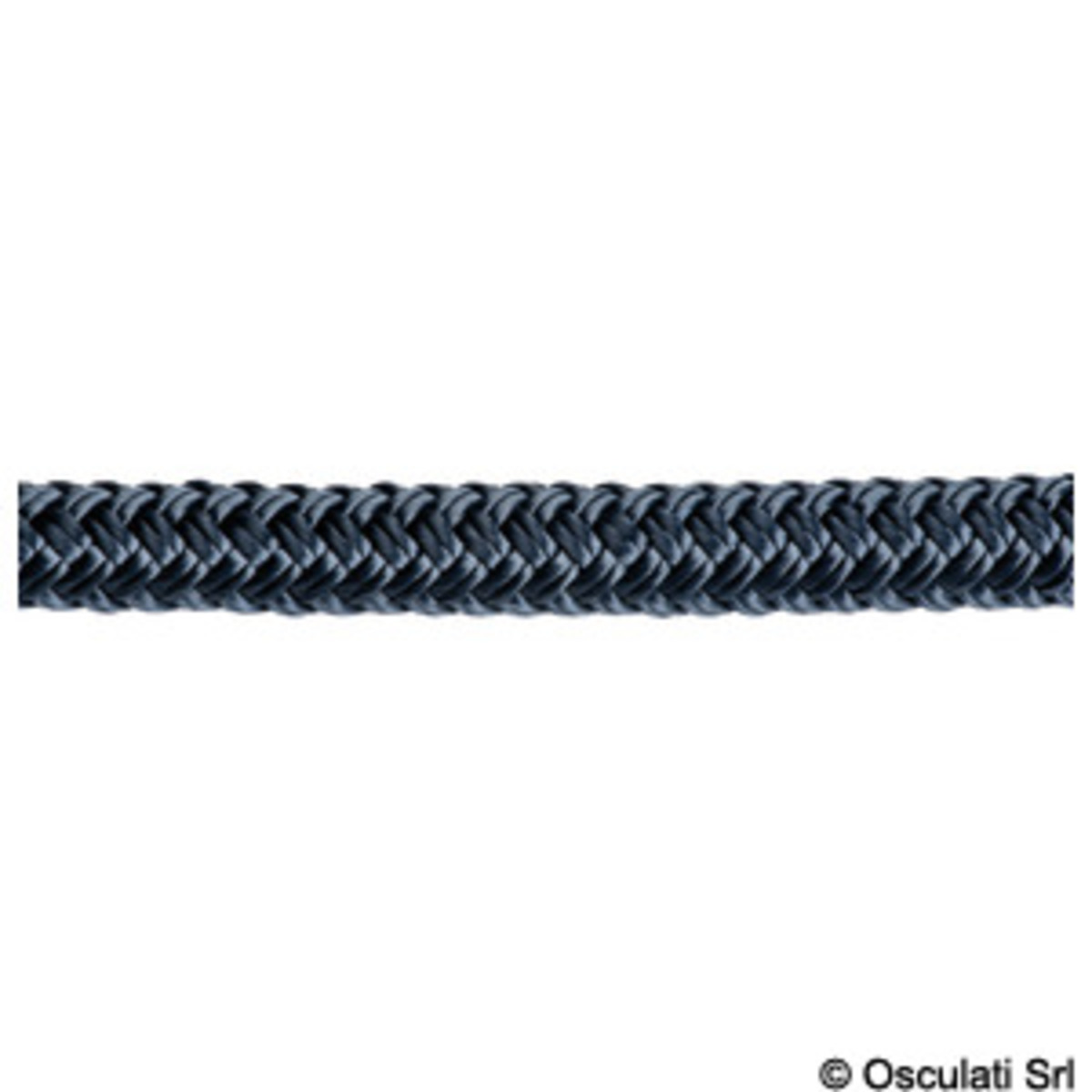 Osculate Double Tresse 16 Broches 5 à 16, 24 Broches Ø Mm 18 à 24 Polyester Haute Résistance - Galon double bleu 10mm