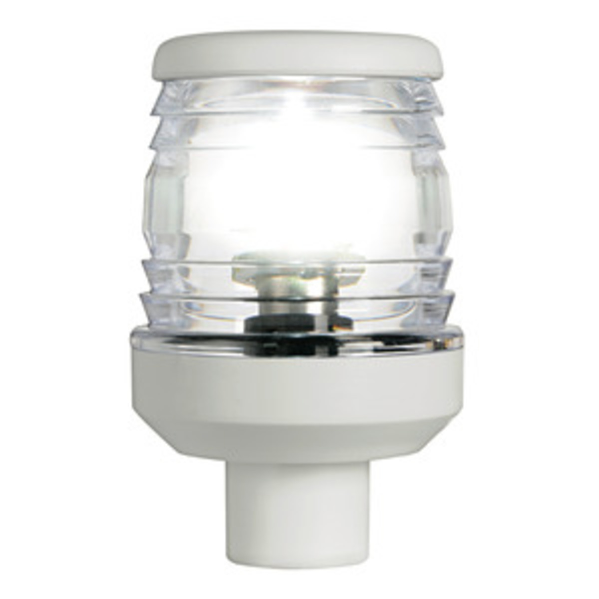 Feu arrière à LED classique Osculati 360° - Phare LED blanc 360° avec cordier