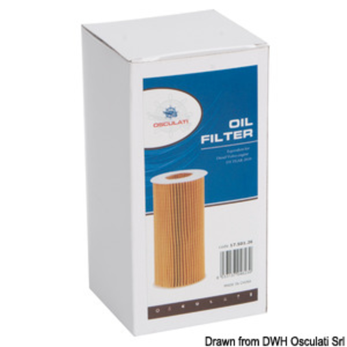 Osculati Volvo Oil/fuel Oil/petrol/air Filters - Spare crtridge for 17.638.00